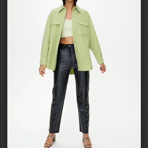 Aritzia Wilfred Free Nova Button Up Shirt Jacket (shacket) - Picture 1 of 4